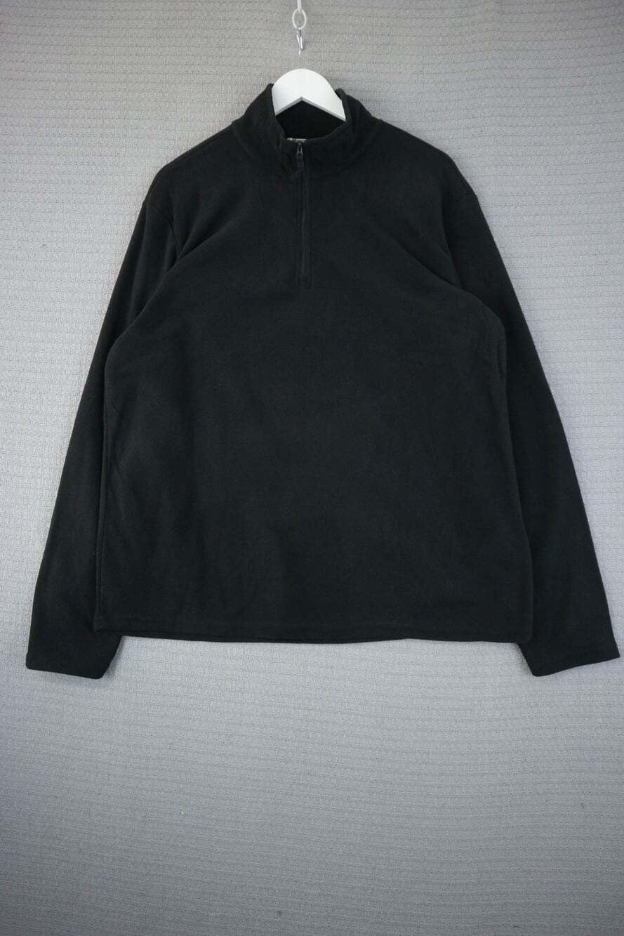 NWT Mountain Warehouse Camber Fleece II 1/2 Zip Pullover Black Large